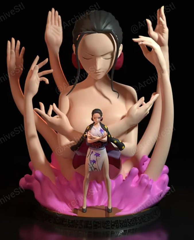 One Piece (海贼王) 妮可·罗宾  Nico Robin 3D打印图纸